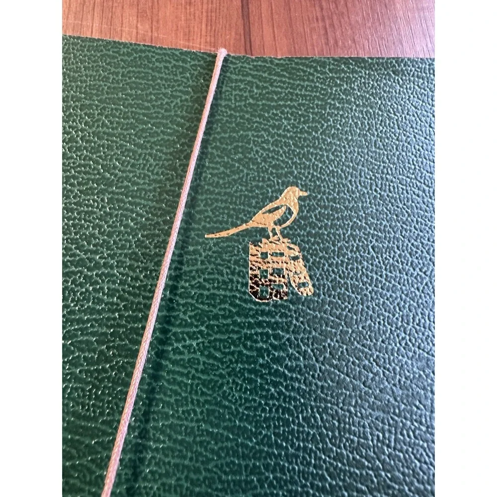 NWT BIEFFE 3 Journal Writing Notebooks.Dark Green.Handmade in Italy. 5.5